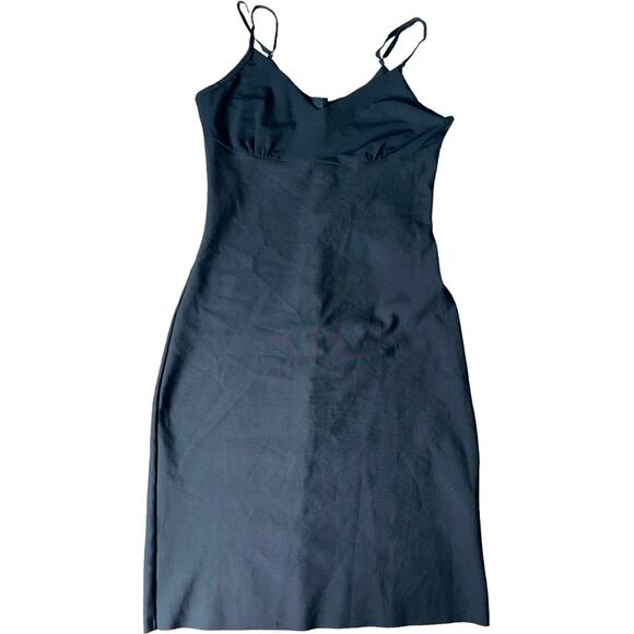 NWOT $128 Commando Two-Faced Tech Control Shapewear Full Slip BLACK Size Large - Picture 2 of 10